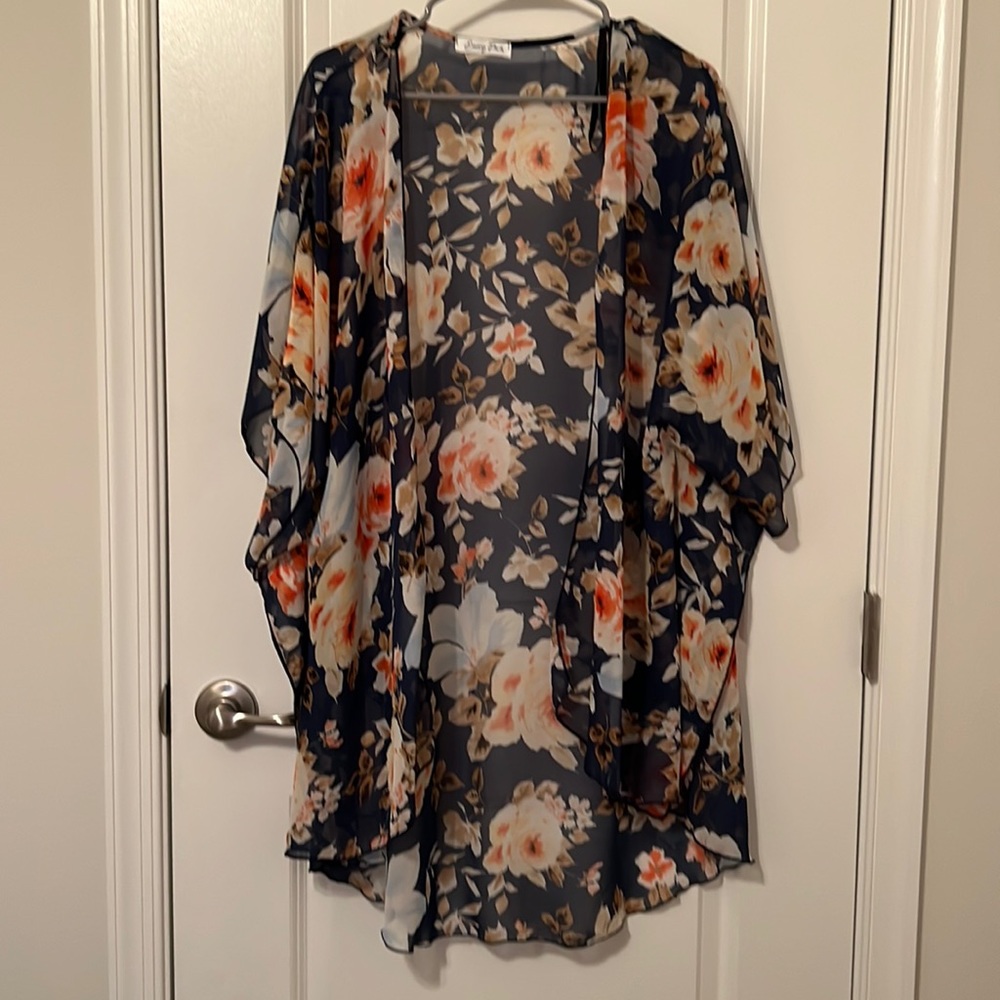 Floral Sheer Kimono